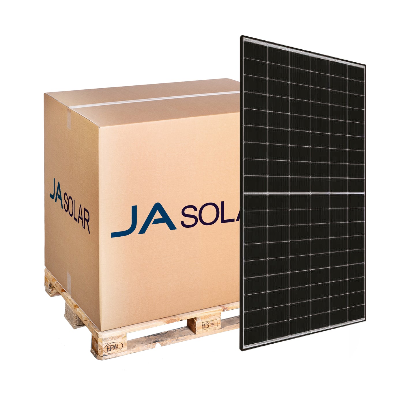 JASOLAR szkło/szkło 450W Czarna ramka