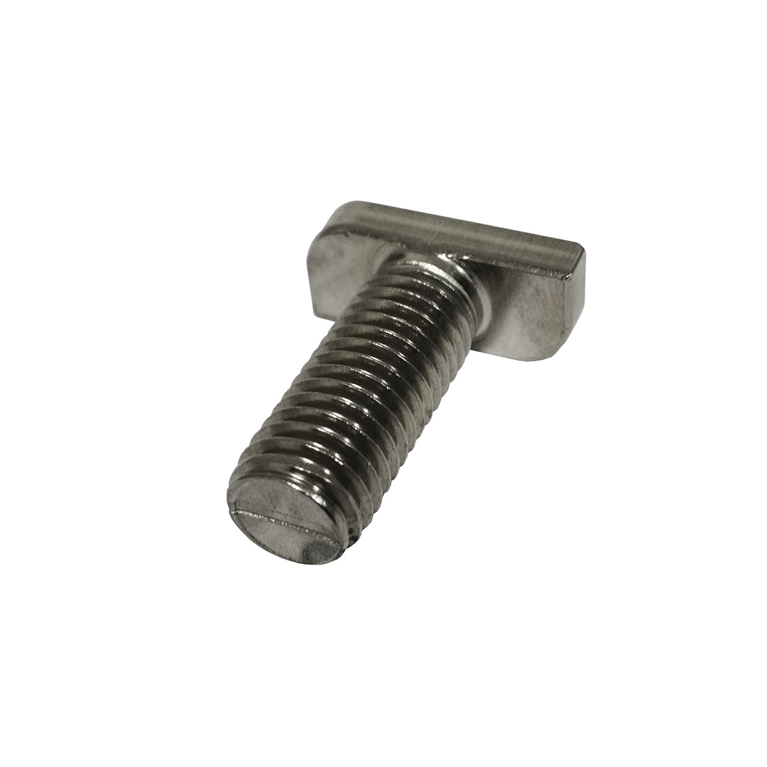 Śruba z łbem młotkowym M10 z nakrętką zabezpieczającą do profili aluminiowych
