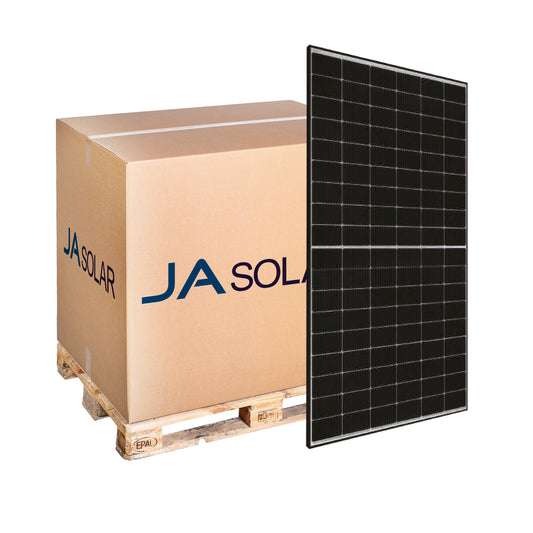 JASOLAR szkło/szkło 450W Czarna ramka